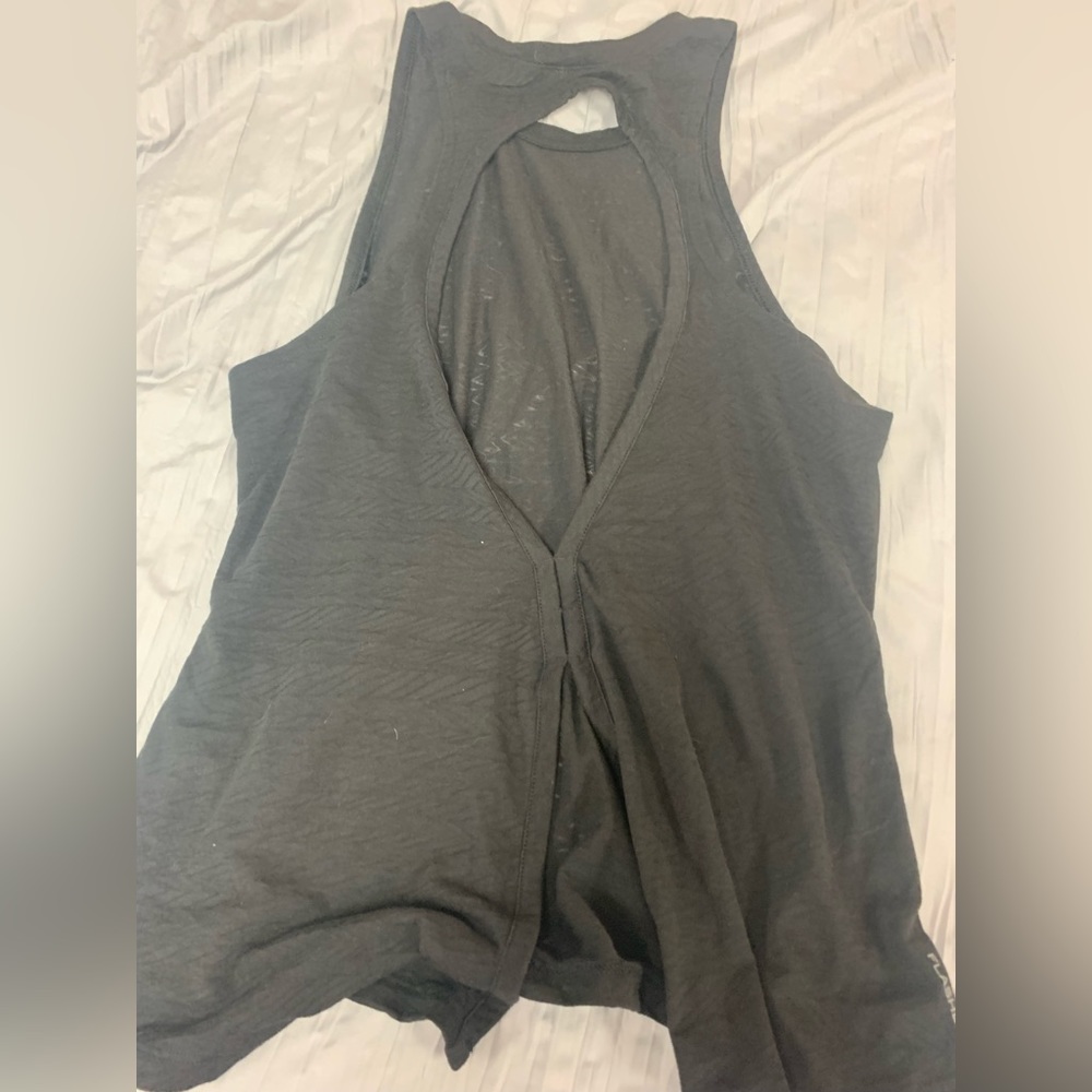 North face open back tank
